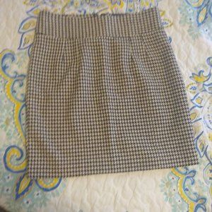 Banana Republic Wool Blend Houndstooth Skirt